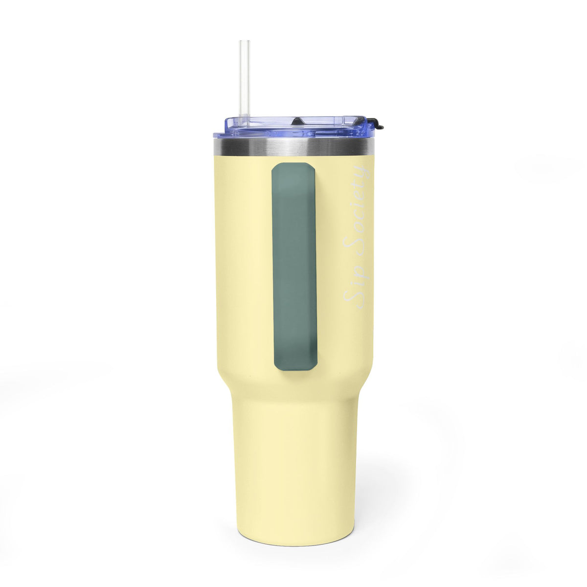 Vacuum Thermal Tumbler, 40oz with sip society script