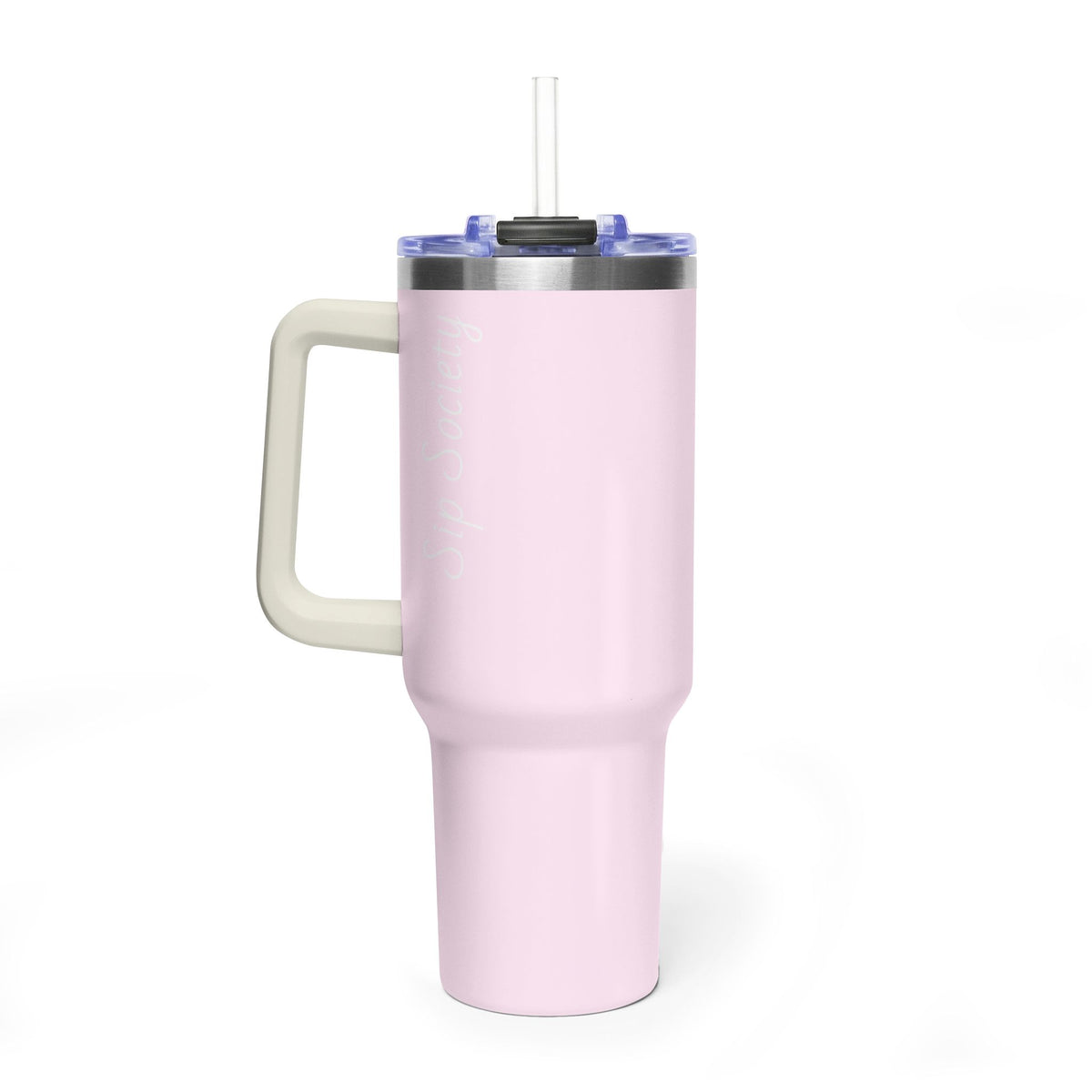 Vacuum Thermal Tumbler, 40oz with Sip Society script