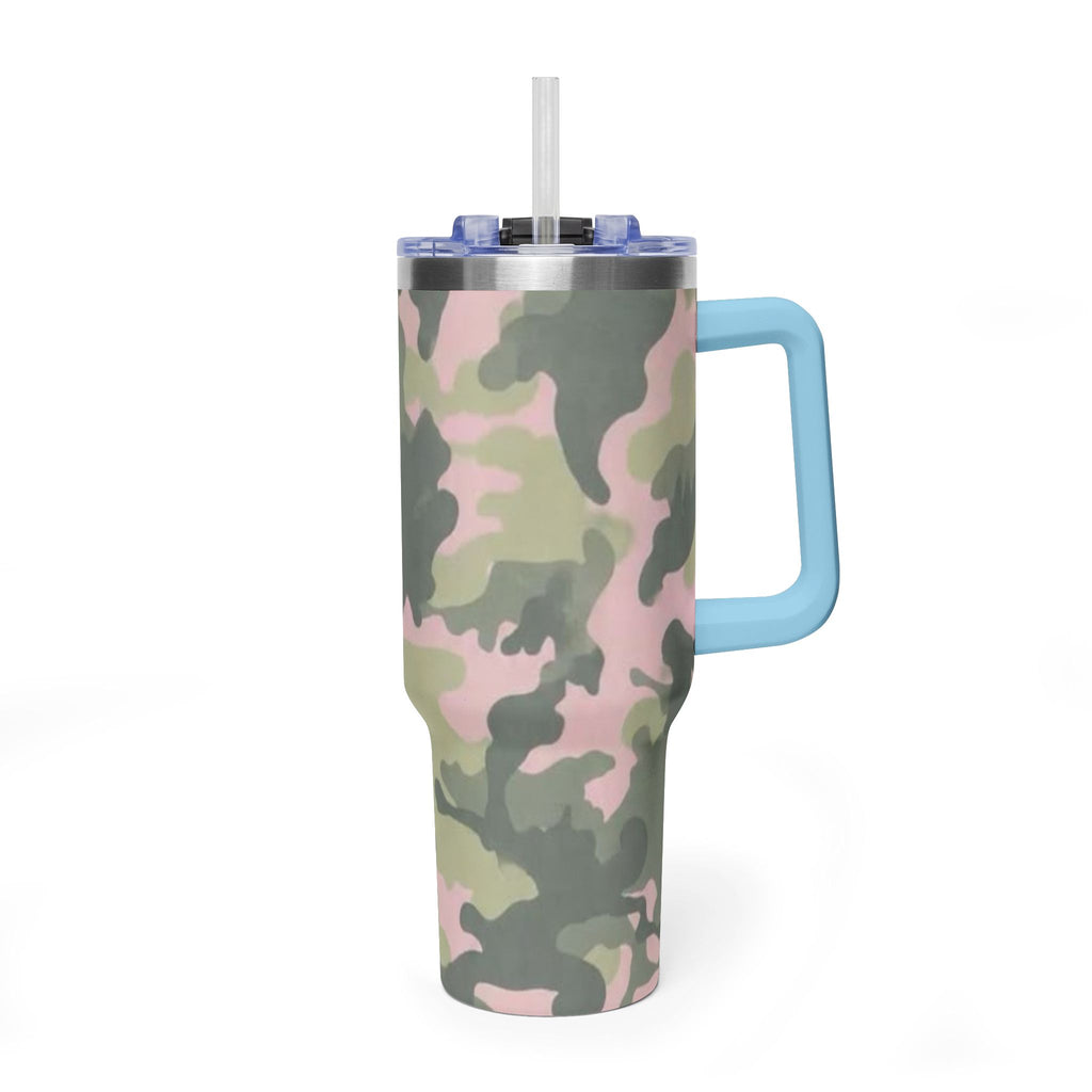 Vacuum Thermal Tumbler, 40oz  with sip society script