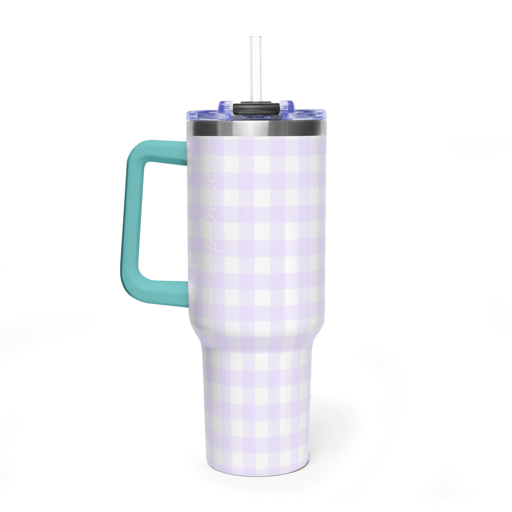 Vacuum Thermal Tumbler, 40oz with Sip Society script