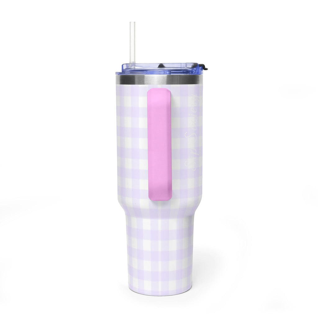 Vacuum Thermal Tumbler, 40oz with Sip Society script