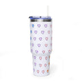Vacuum Thermal Tumbler, 40oz with sip society script
