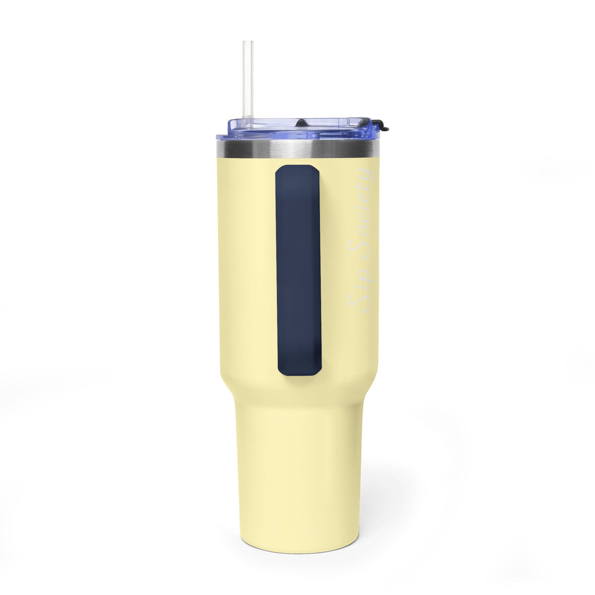 Vacuum Thermal Tumbler, 40oz with sip society script