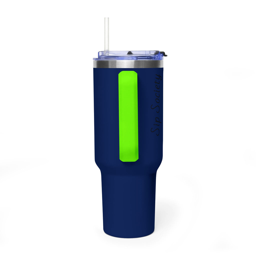 Vacuum Thermal Tumbler, 40oz with Sip Society script