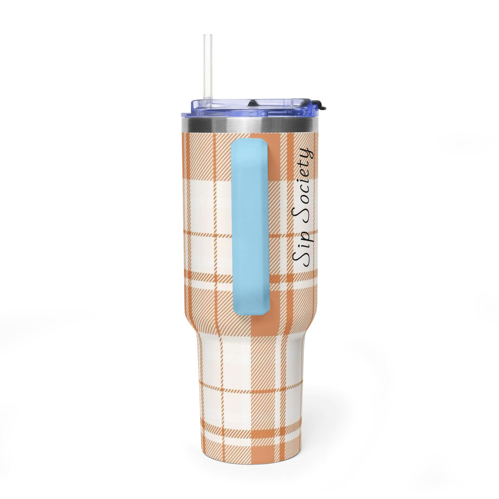 Vacuum Thermal Tumbler, 40oz with Sip Society script