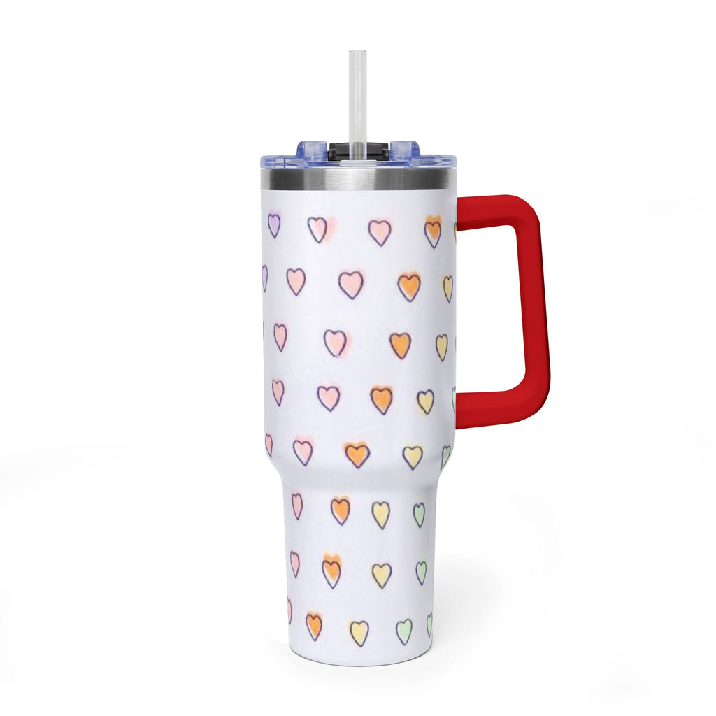 Vacuum Thermal Tumbler, 40oz with sip society script