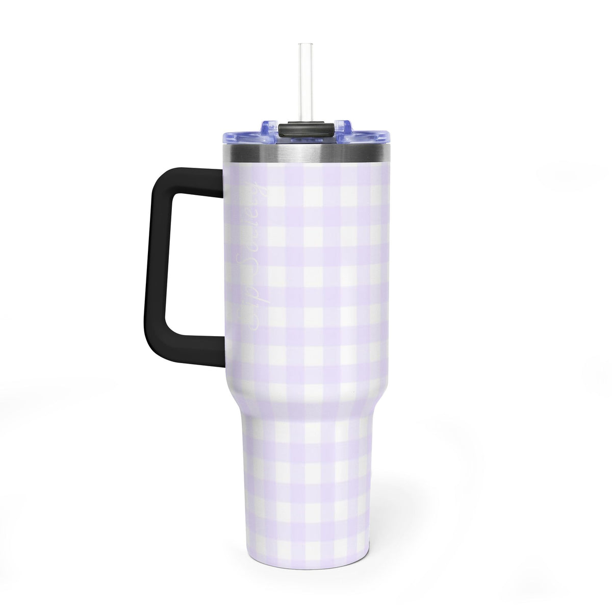 Vacuum Thermal Tumbler, 40oz with Sip Society script