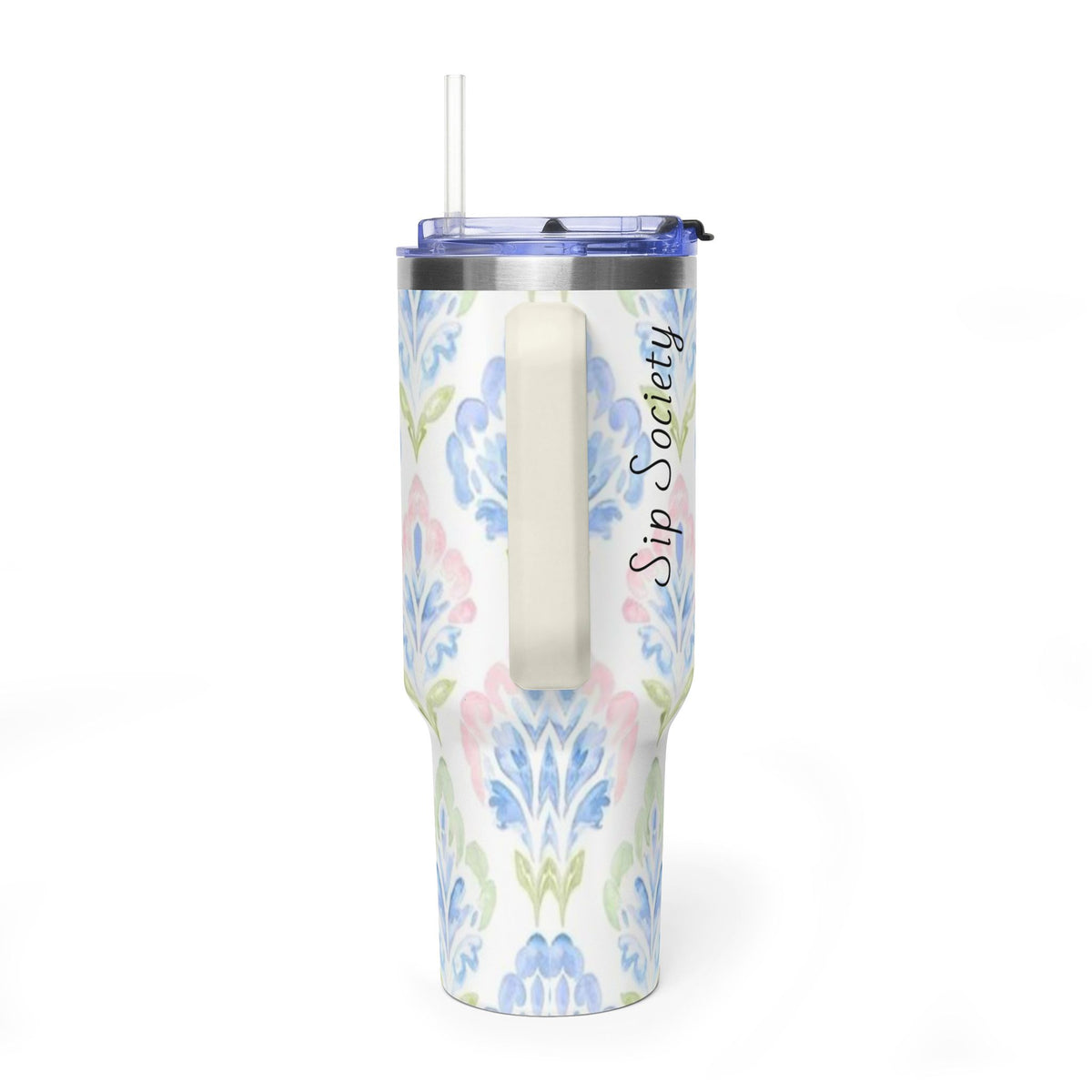 Vacuum Thermal Tumbler, 40oz with Sip Society script