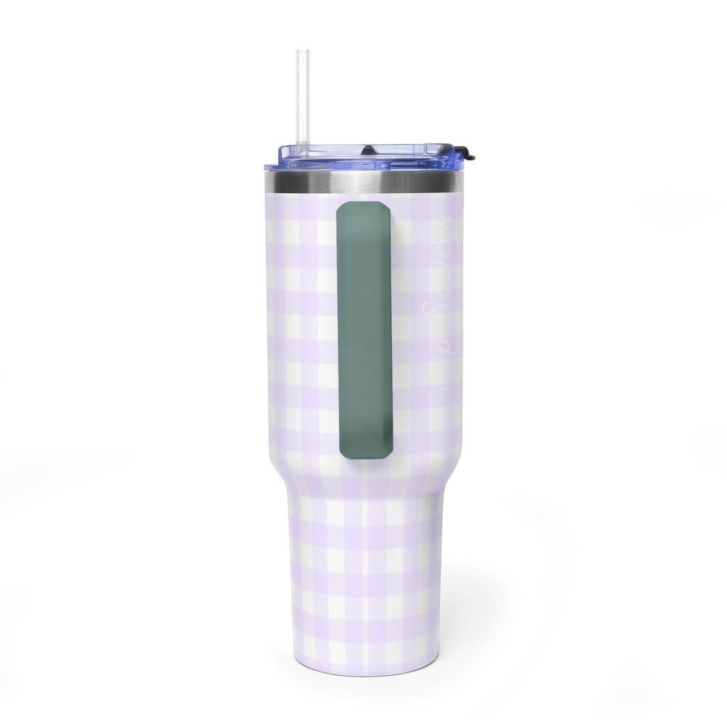 Vacuum Thermal Tumbler, 40oz with Sip Society script