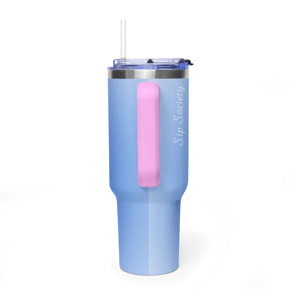 Vacuum Thermal Tumbler, 40oz with Sip Society script