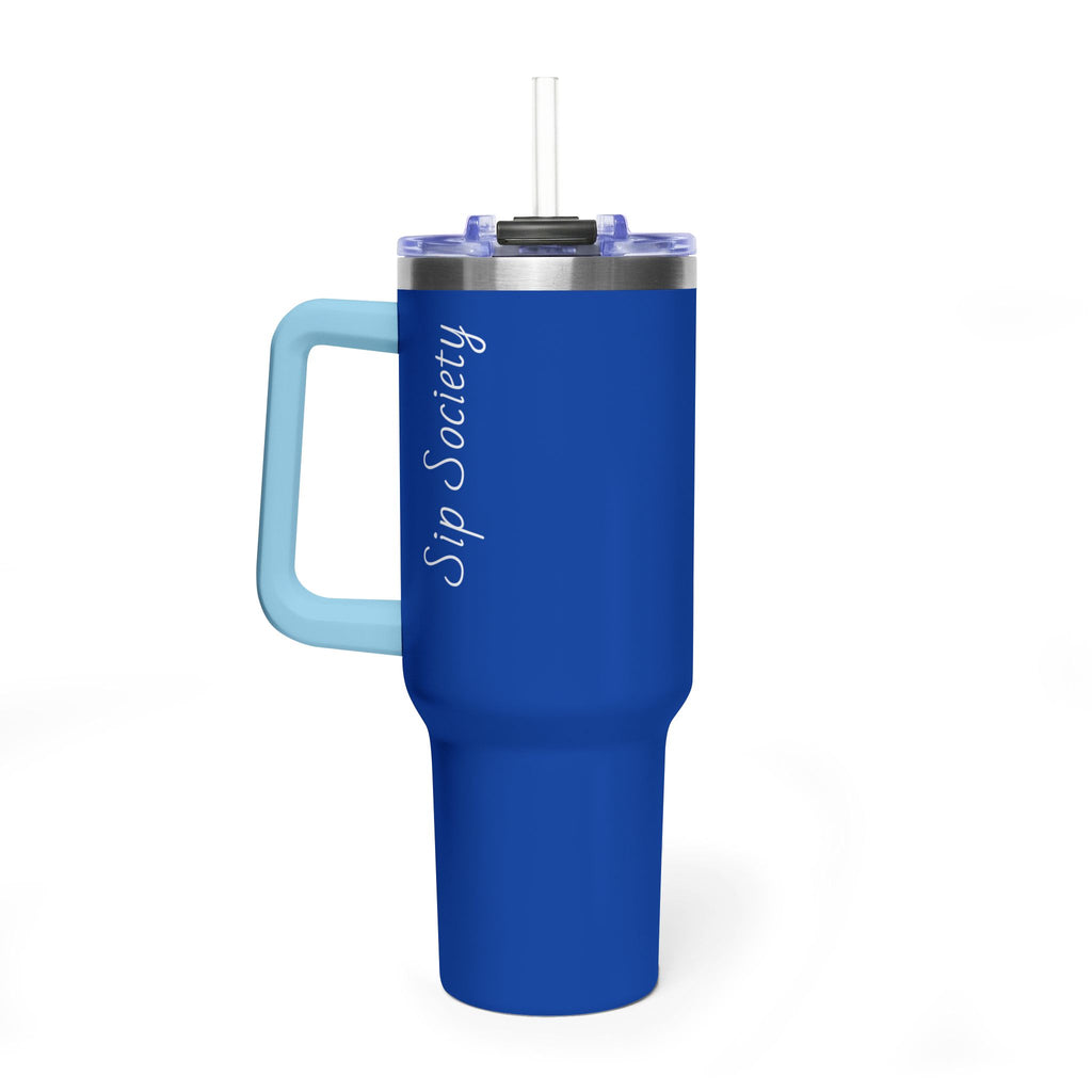 Vacuum Thermal Tumbler, 40oz with Sip Society script