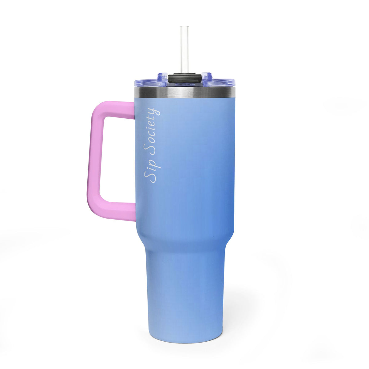 Vacuum Thermal Tumbler, 40oz with Sip Society script