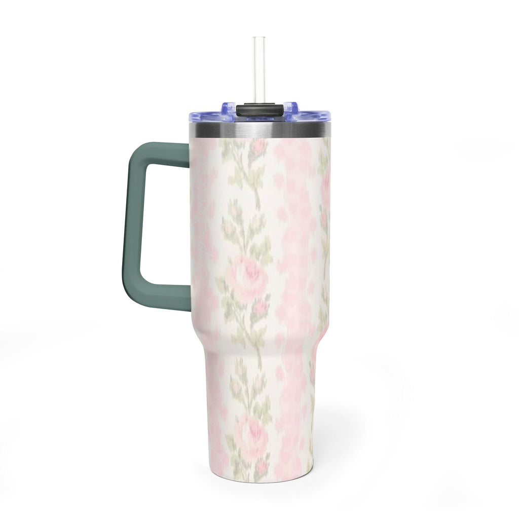 Vacuum Thermal Tumbler, 40oz with Sip Society script