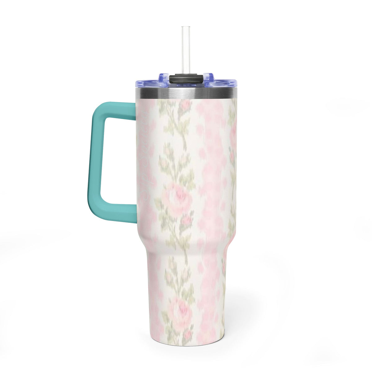 Vacuum Thermal Tumbler, 40oz with Sip Society script