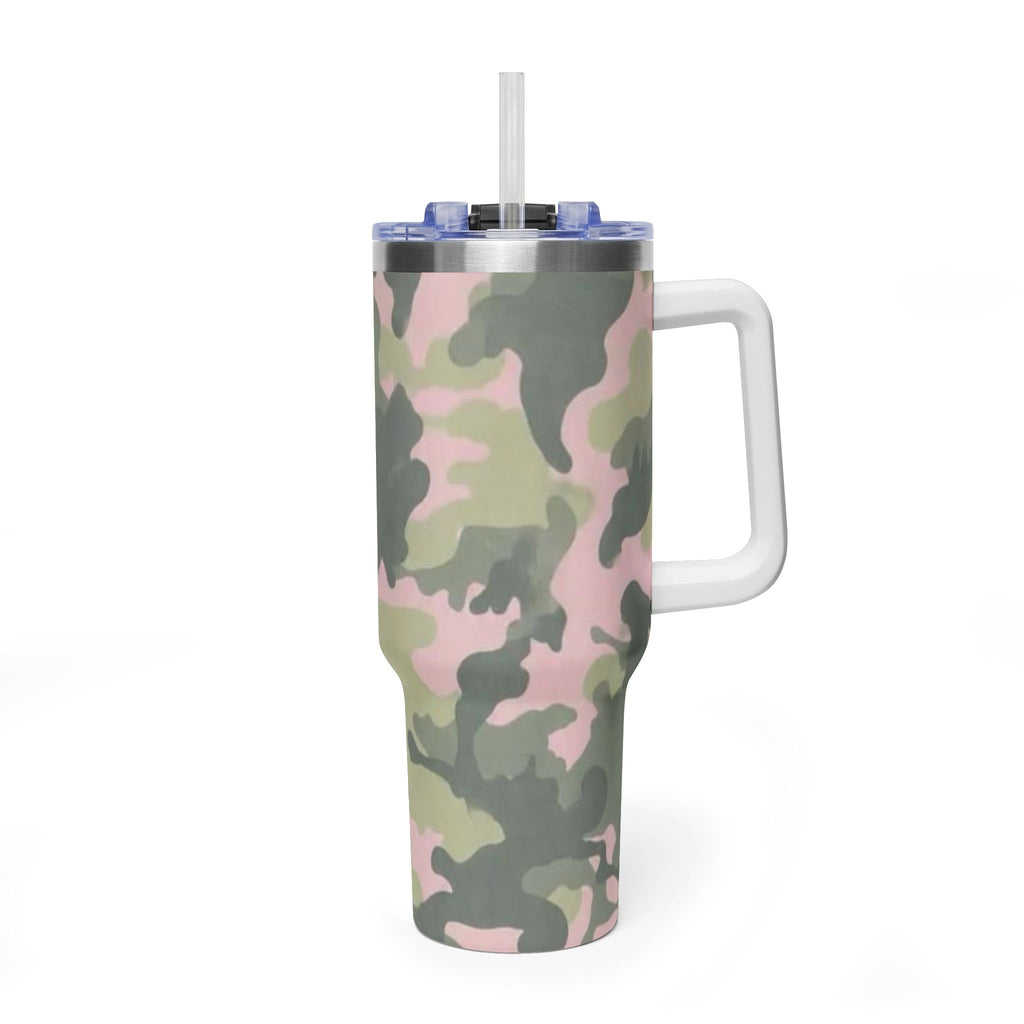 Vacuum Thermal Tumbler, 40oz  with sip society script