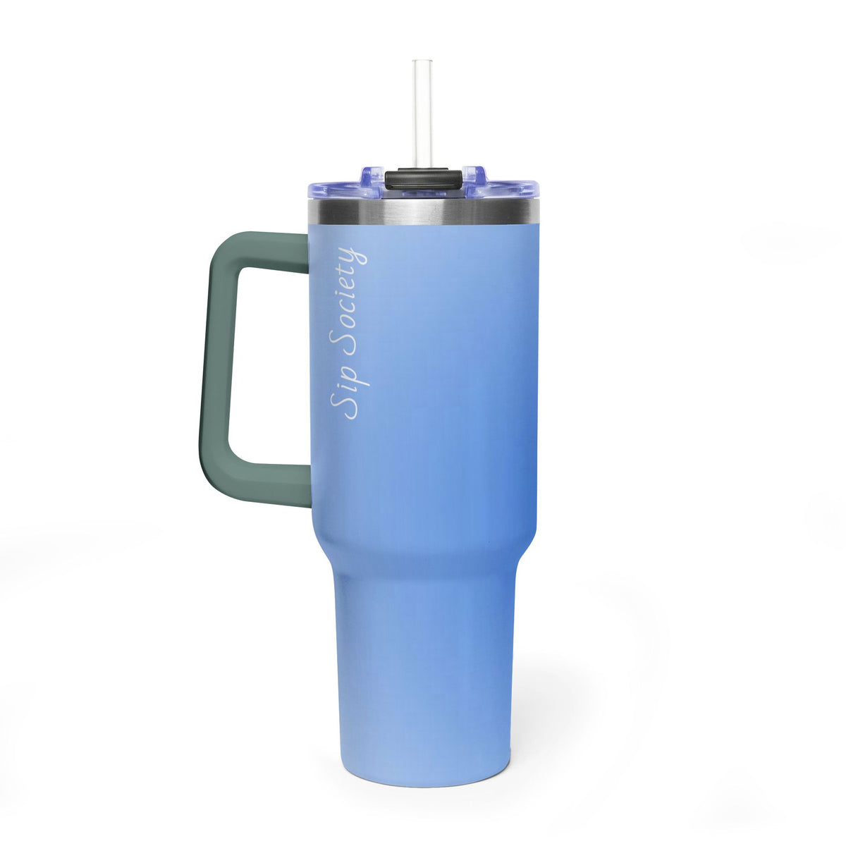 Vacuum Thermal Tumbler, 40oz with Sip Society script