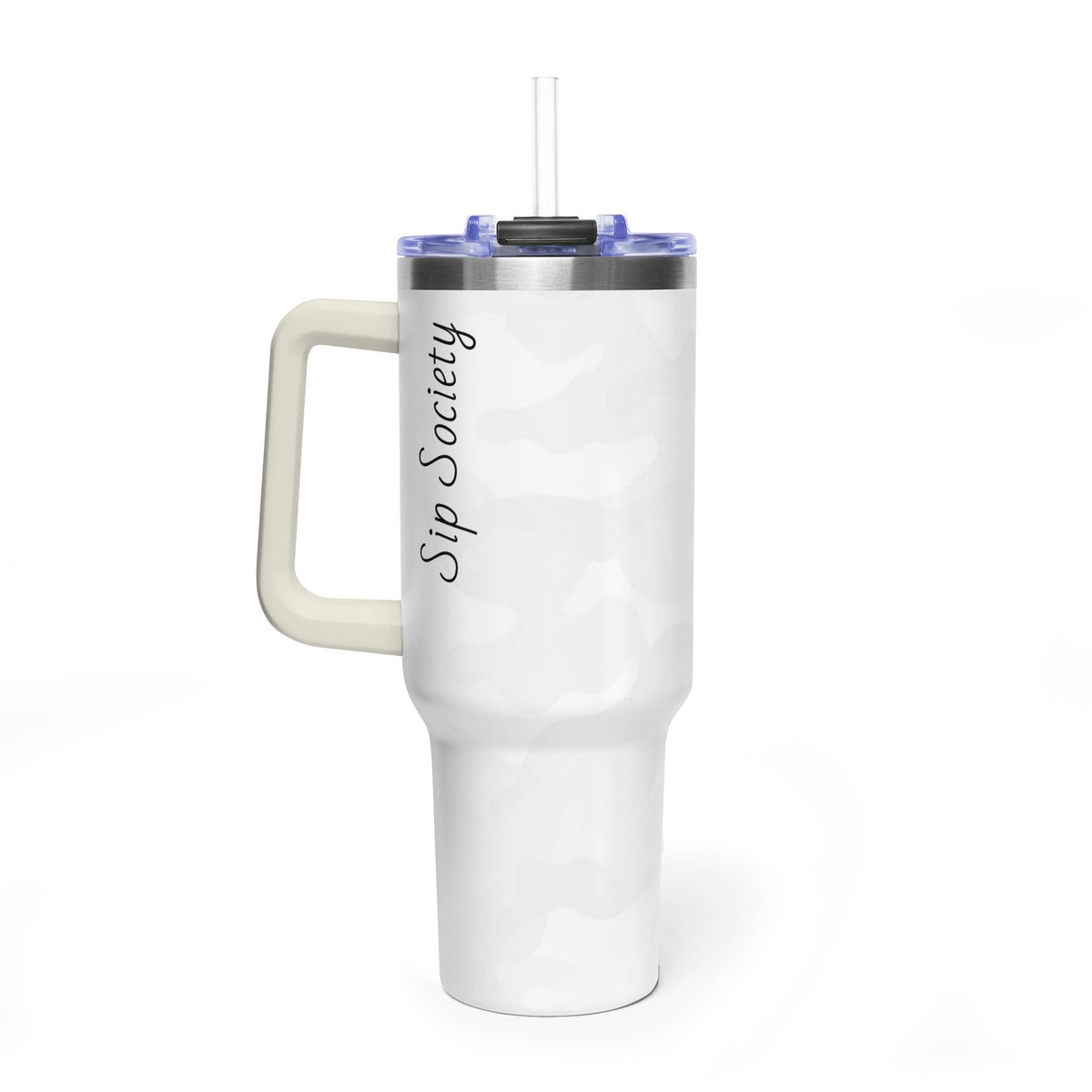Vacuum Thermal Tumbler, 40oz with Sip Society script