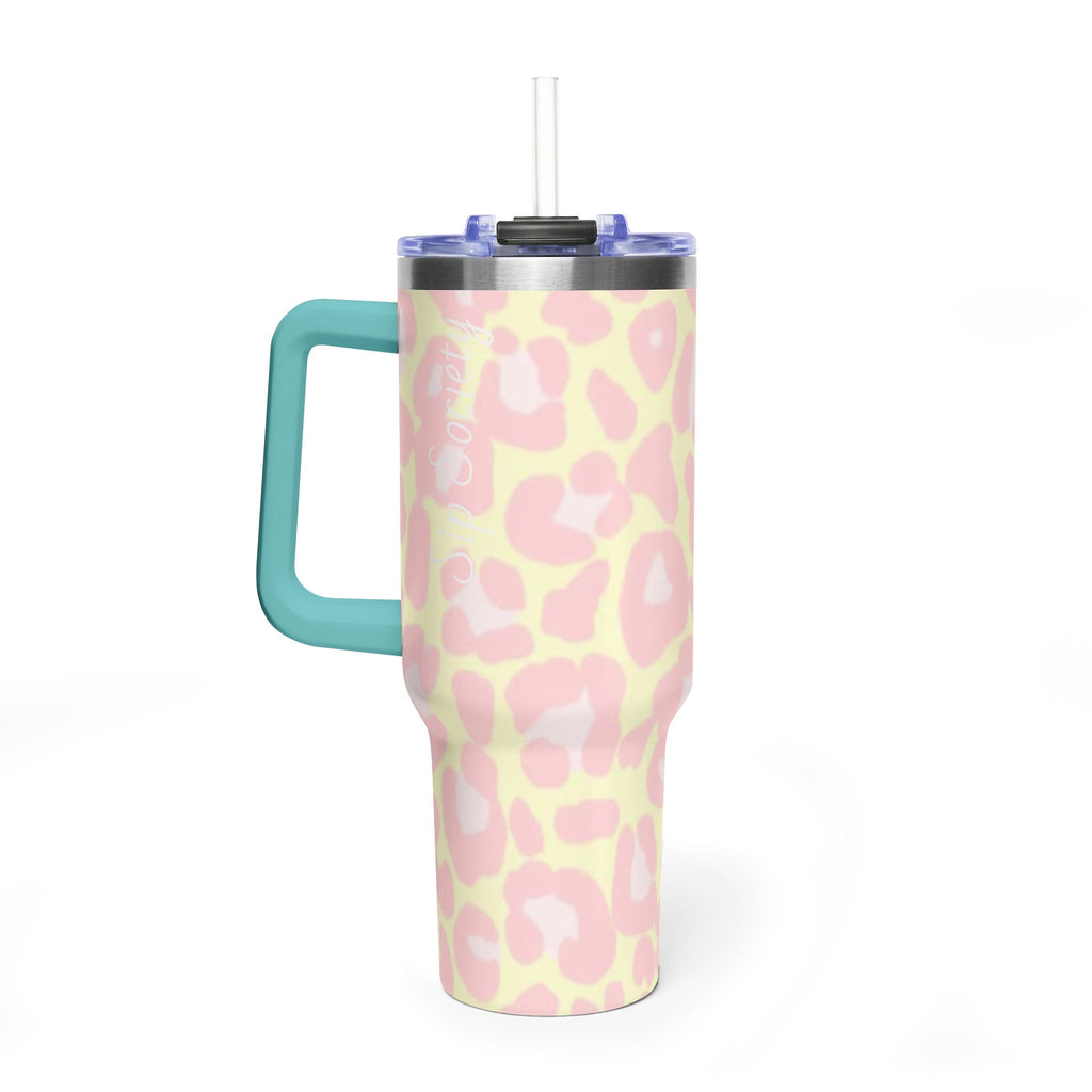 Vacuum Thermal Tumbler, 40oz with Sip Society script