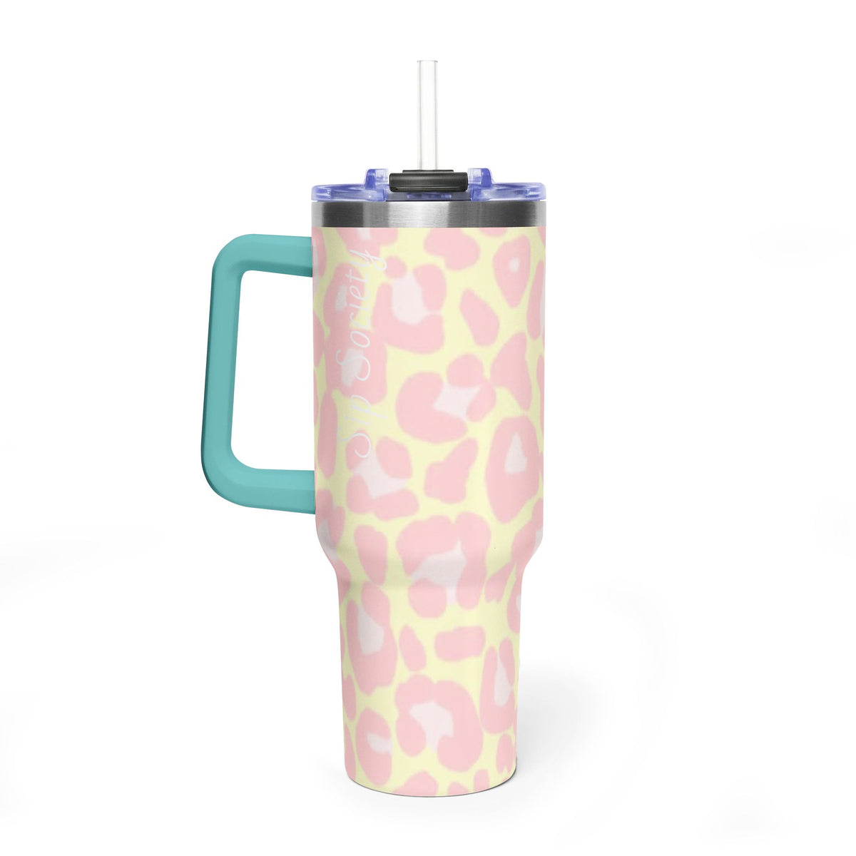 Vacuum Thermal Tumbler, 40oz with Sip Society script