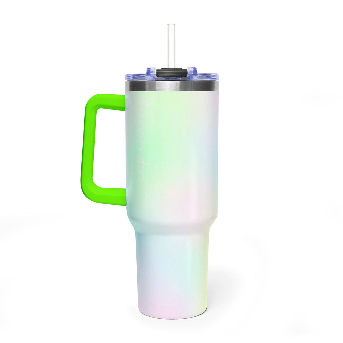 Vacuum Thermal Tumbler, 40oz with sip society script