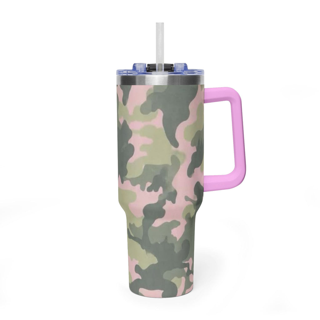 Vacuum Thermal Tumbler, 40oz  with sip society script