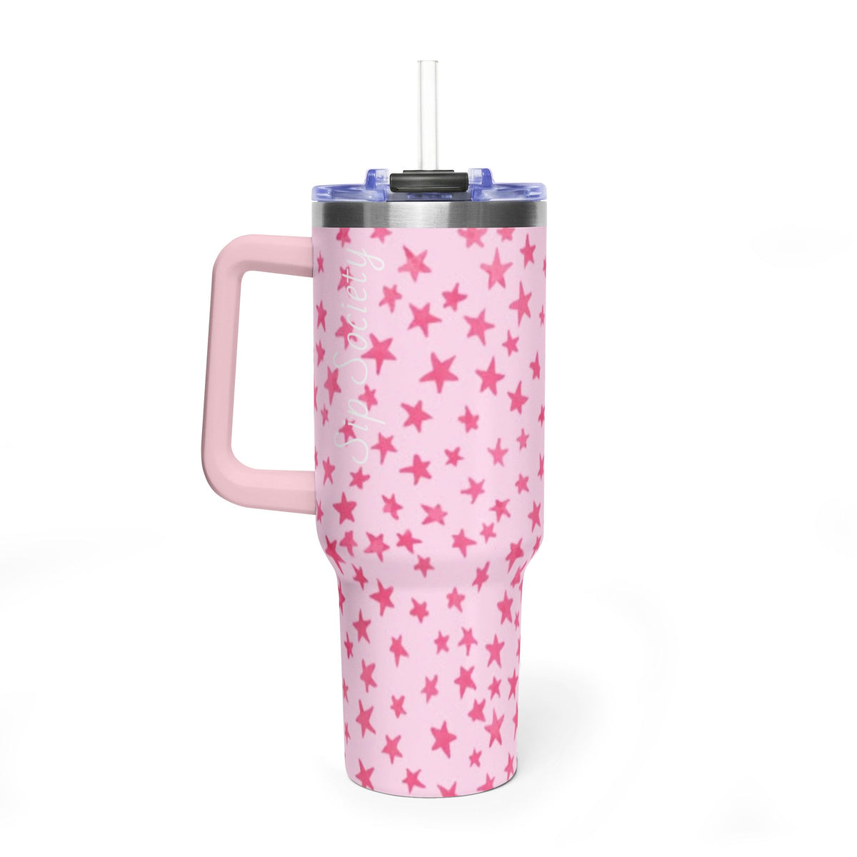 Vacuum Thermal Tumbler, 40oz with Sip Society script