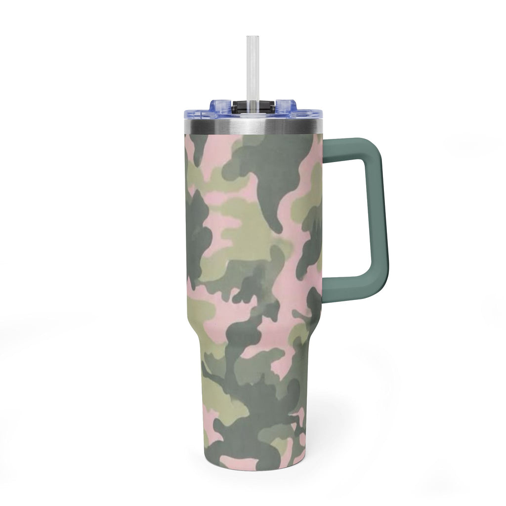 Vacuum Thermal Tumbler, 40oz  with sip society script