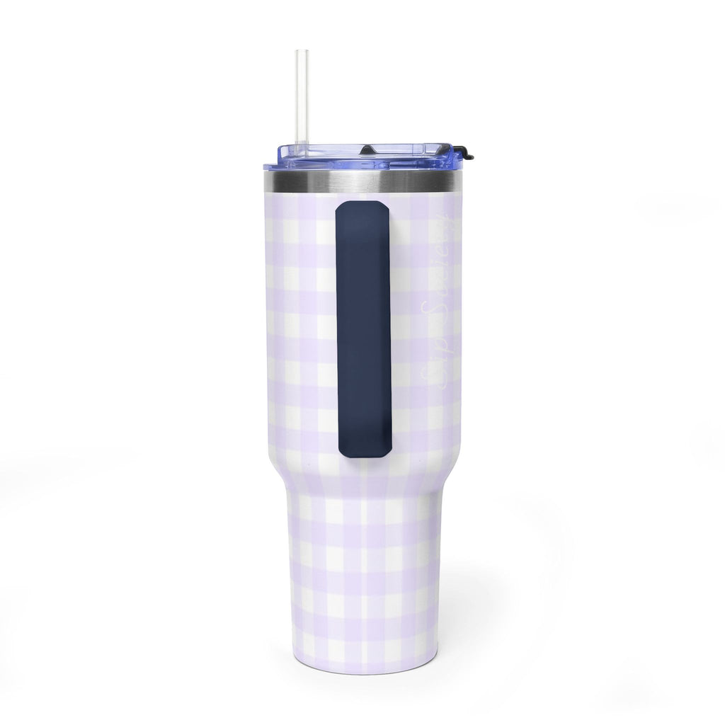 Vacuum Thermal Tumbler, 40oz with Sip Society script