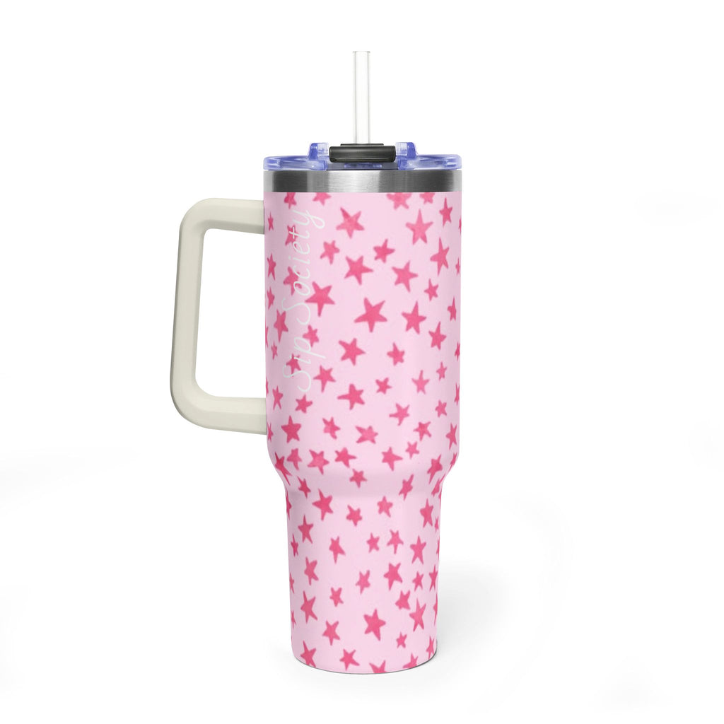 Vacuum Thermal Tumbler, 40oz with Sip Society script