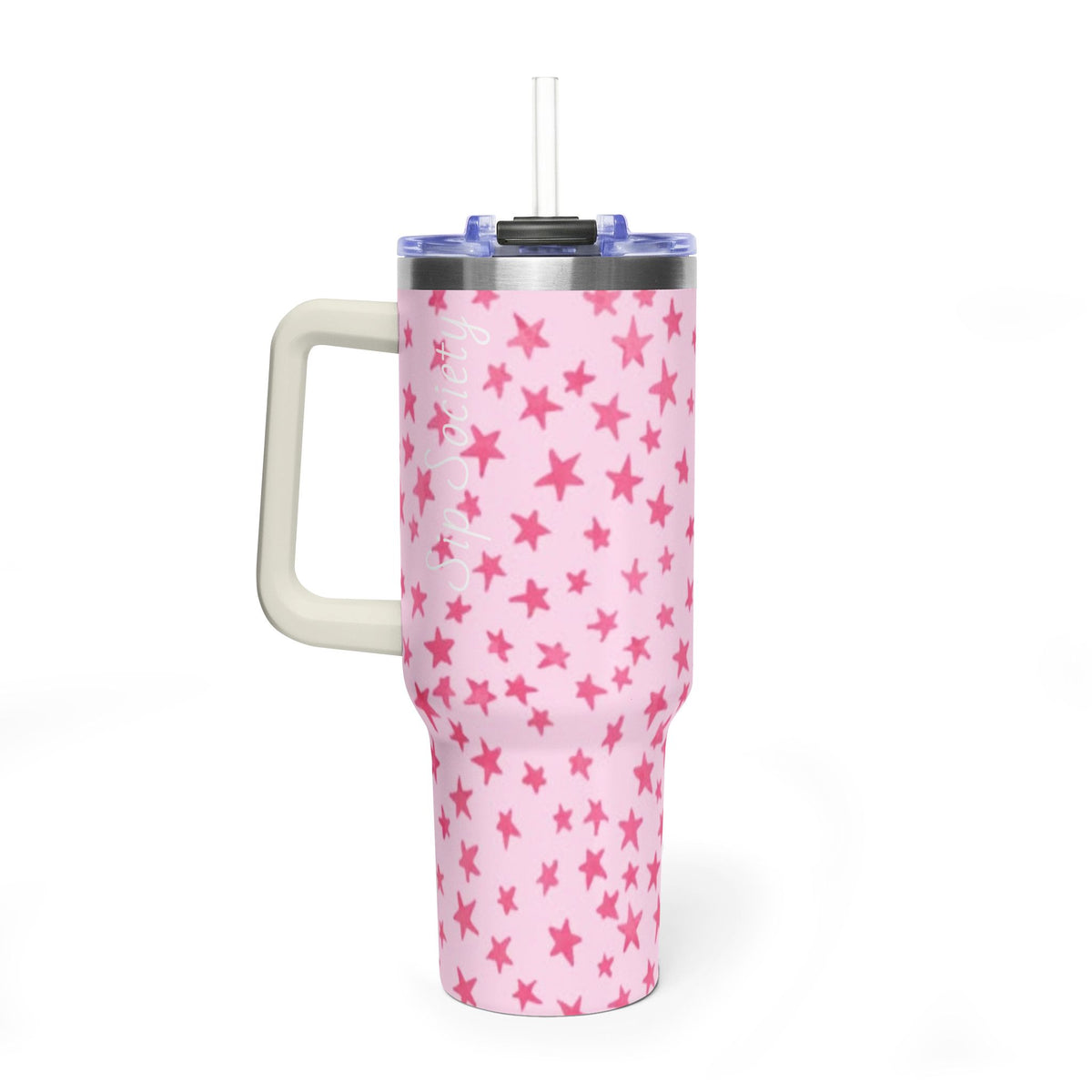 Vacuum Thermal Tumbler, 40oz with Sip Society script