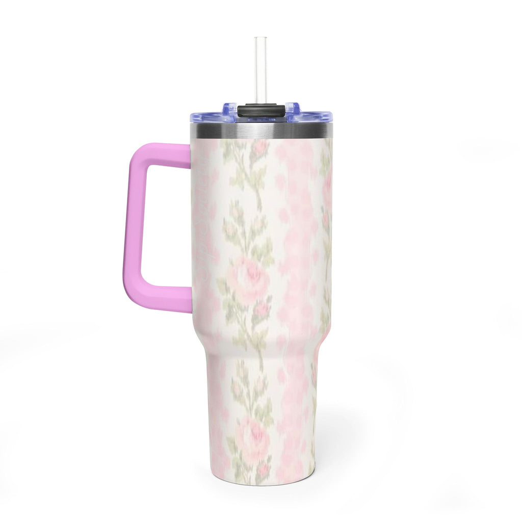 Vacuum Thermal Tumbler, 40oz with Sip Society script