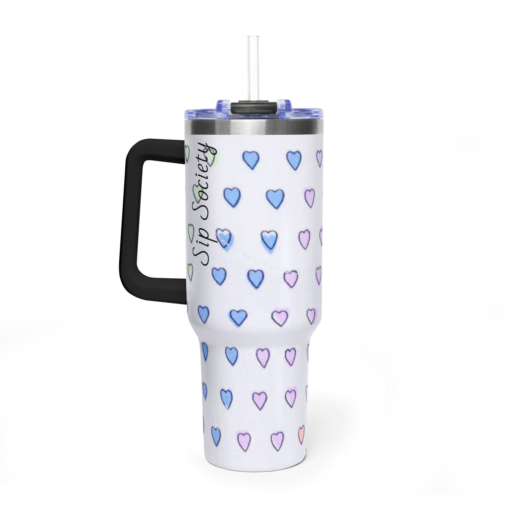 Vacuum Thermal Tumbler, 40oz with sip society script
