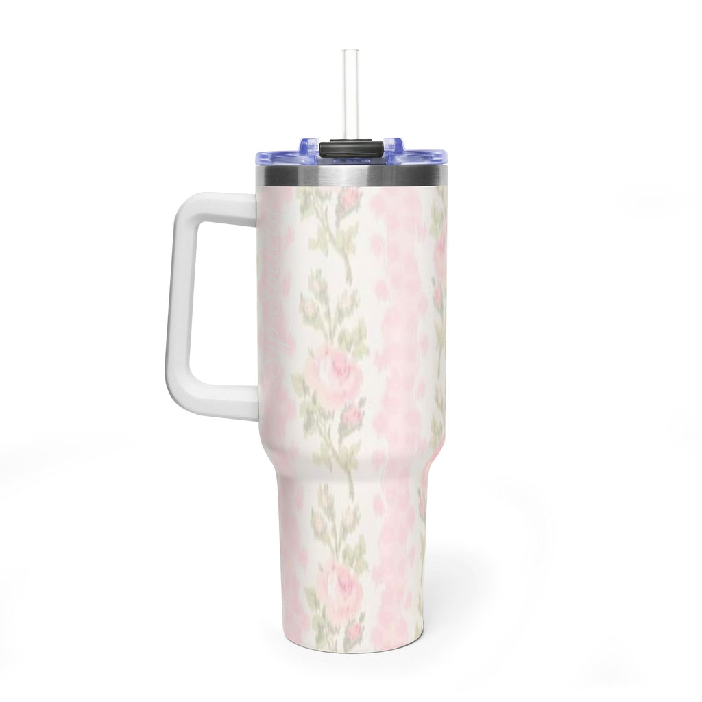 Vacuum Thermal Tumbler, 40oz with Sip Society script