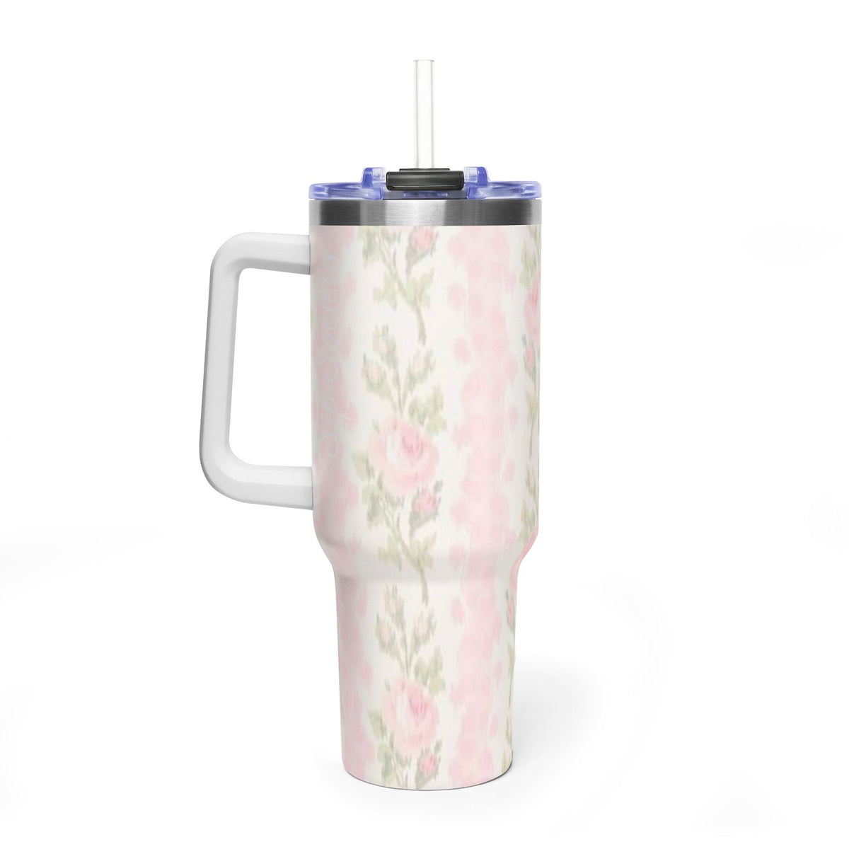 Vacuum Thermal Tumbler, 40oz with Sip Society script