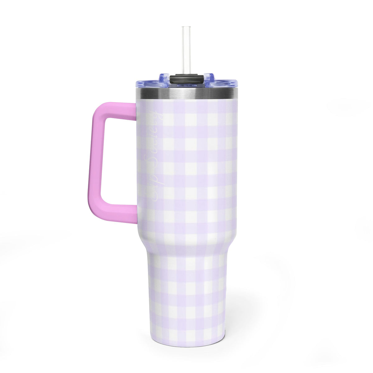 Vacuum Thermal Tumbler, 40oz with Sip Society script