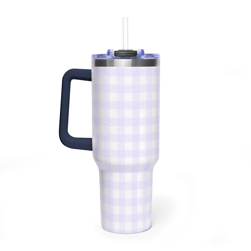 Vacuum Thermal Tumbler, 40oz with Sip Society script