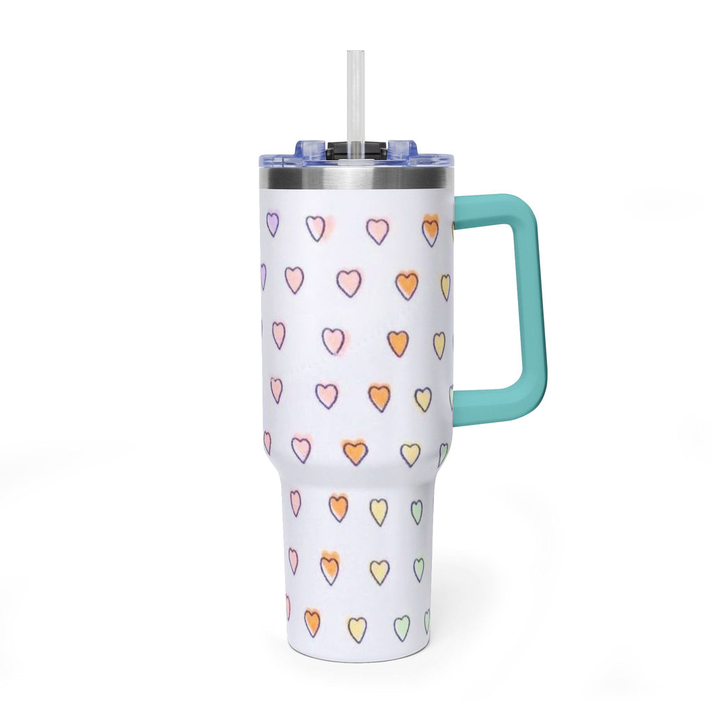 Vacuum Thermal Tumbler, 40oz with sip society script