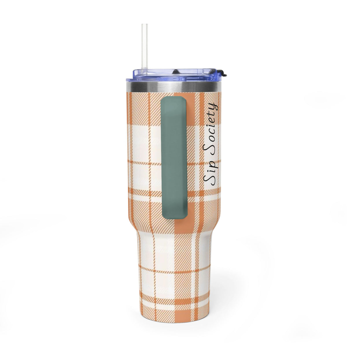 Vacuum Thermal Tumbler, 40oz with Sip Society script
