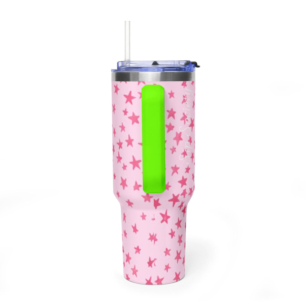 Vacuum Thermal Tumbler, 40oz with Sip Society script