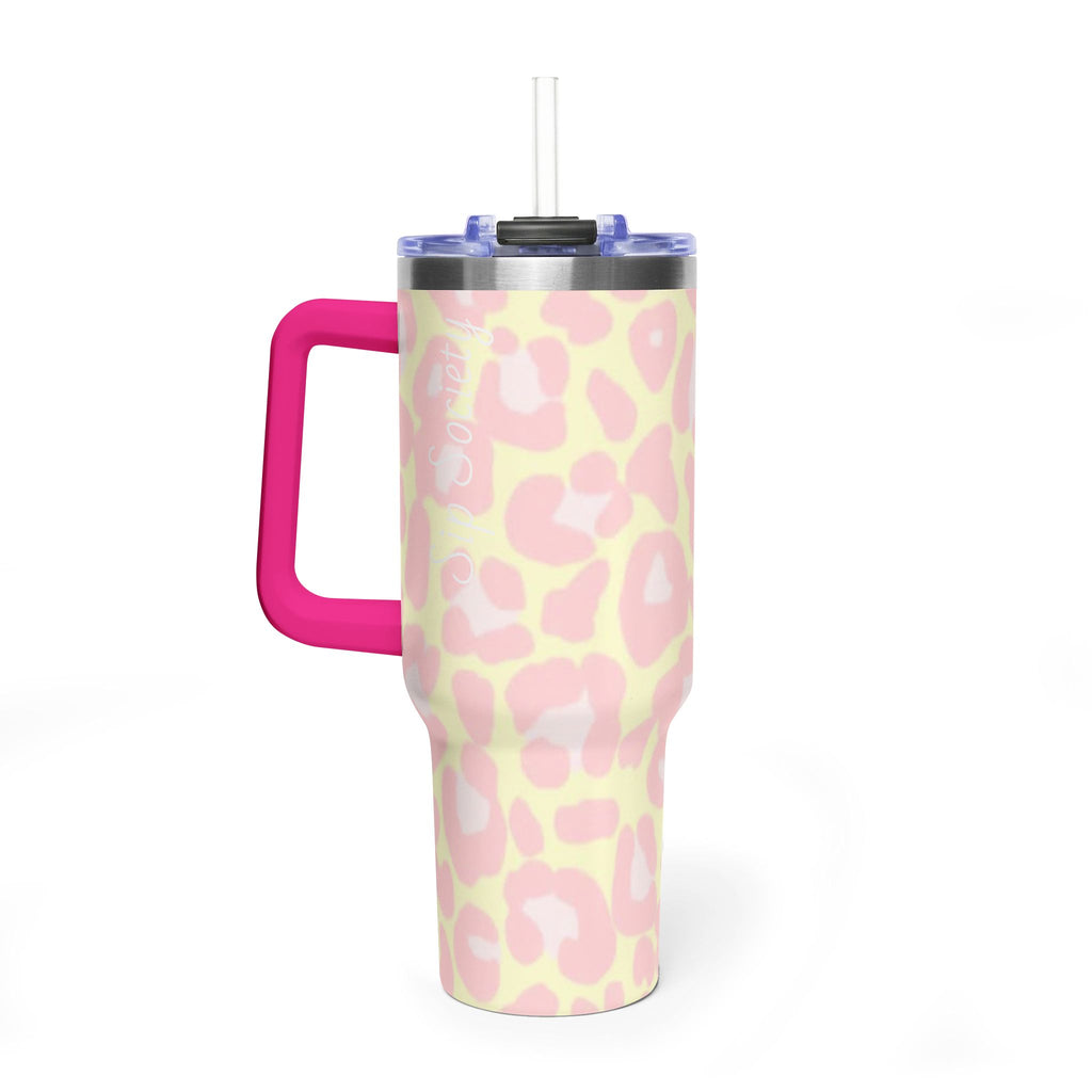 Vacuum Thermal Tumbler, 40oz with Sip Society script
