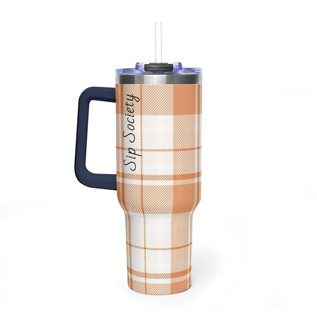 Vacuum Thermal Tumbler, 40oz with Sip Society script