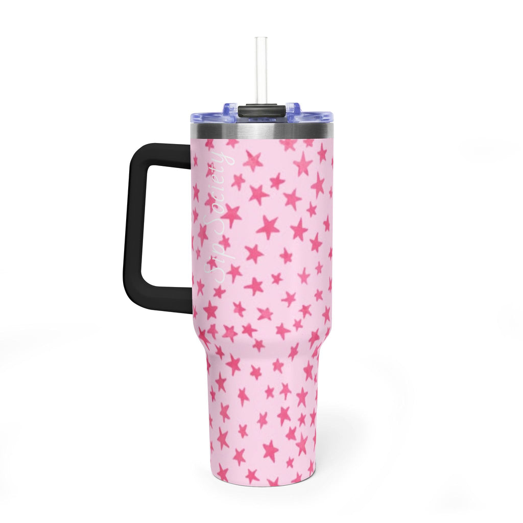 Vacuum Thermal Tumbler, 40oz with Sip Society script