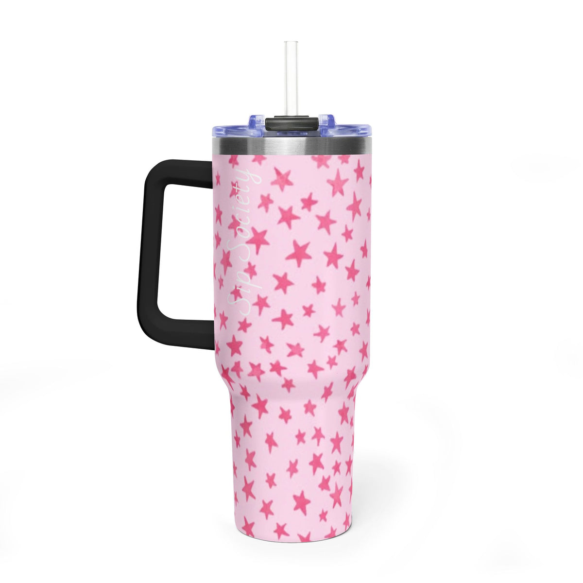 Vacuum Thermal Tumbler, 40oz with Sip Society script
