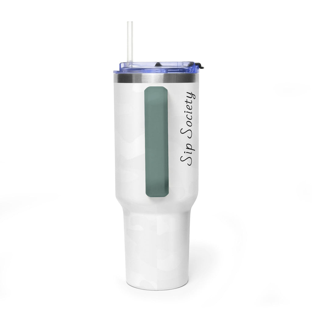 Vacuum Thermal Tumbler, 40oz with Sip Society script