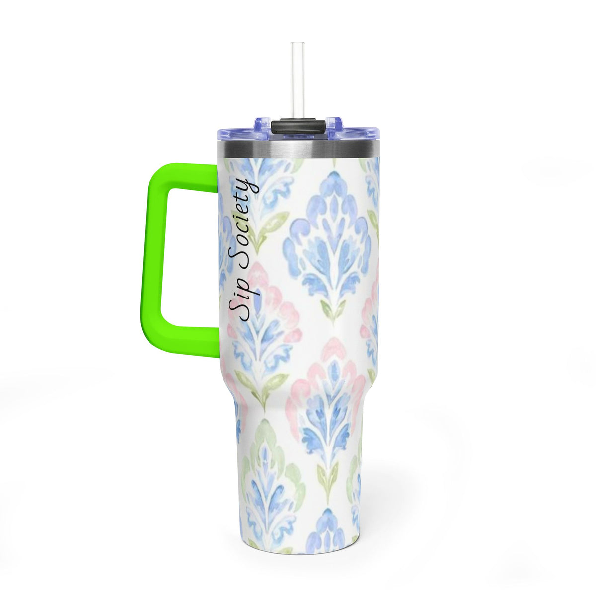 Vacuum Thermal Tumbler, 40oz with Sip Society script