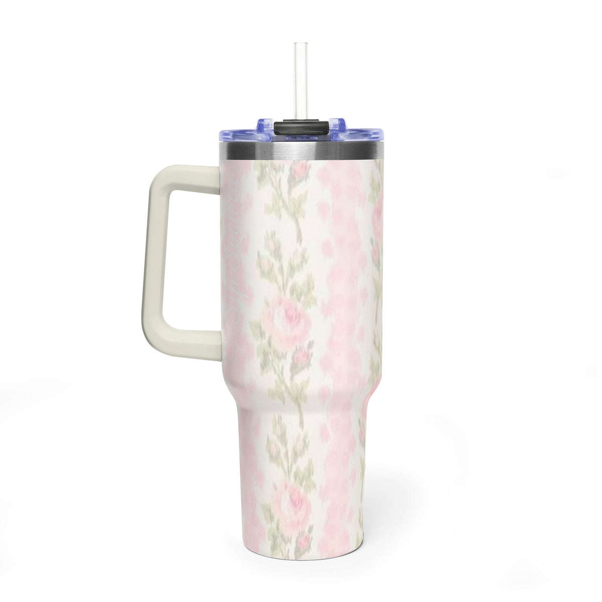 Vacuum Thermal Tumbler, 40oz with Sip Society script