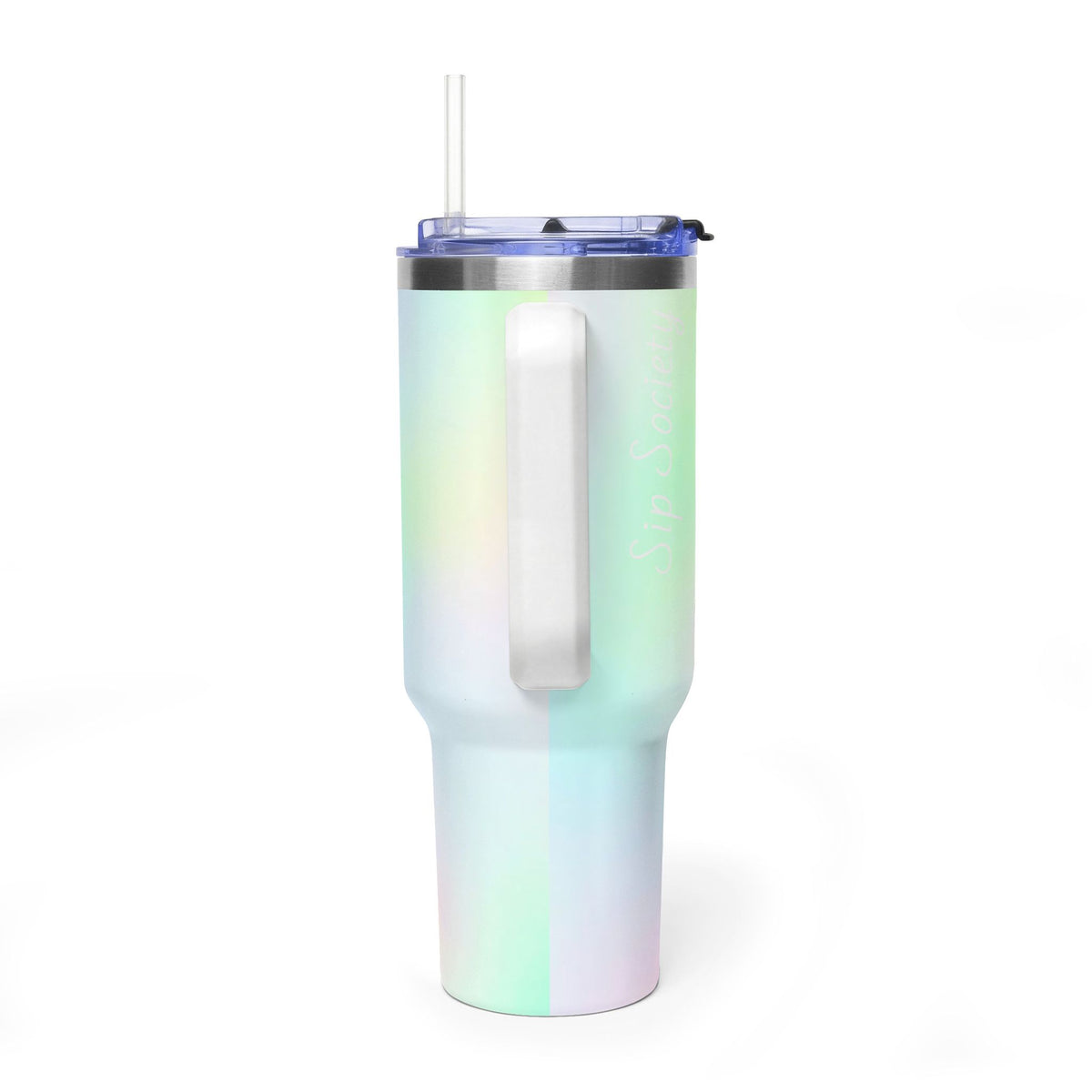 Vacuum Thermal Tumbler, 40oz with sip society script