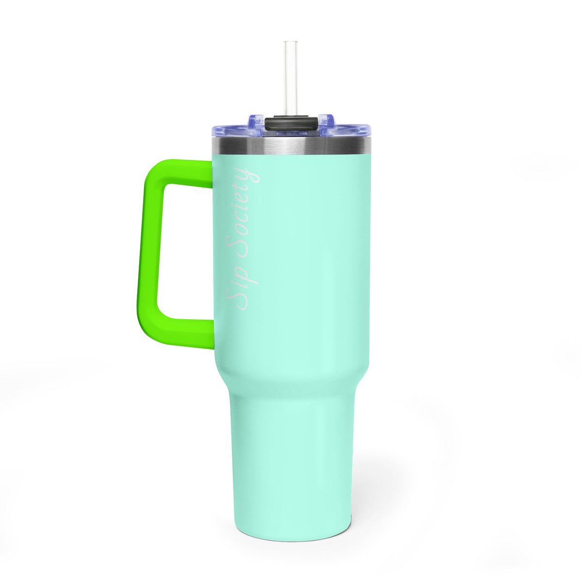 Vacuum Thermal Tumbler, 40oz with Sip Society script