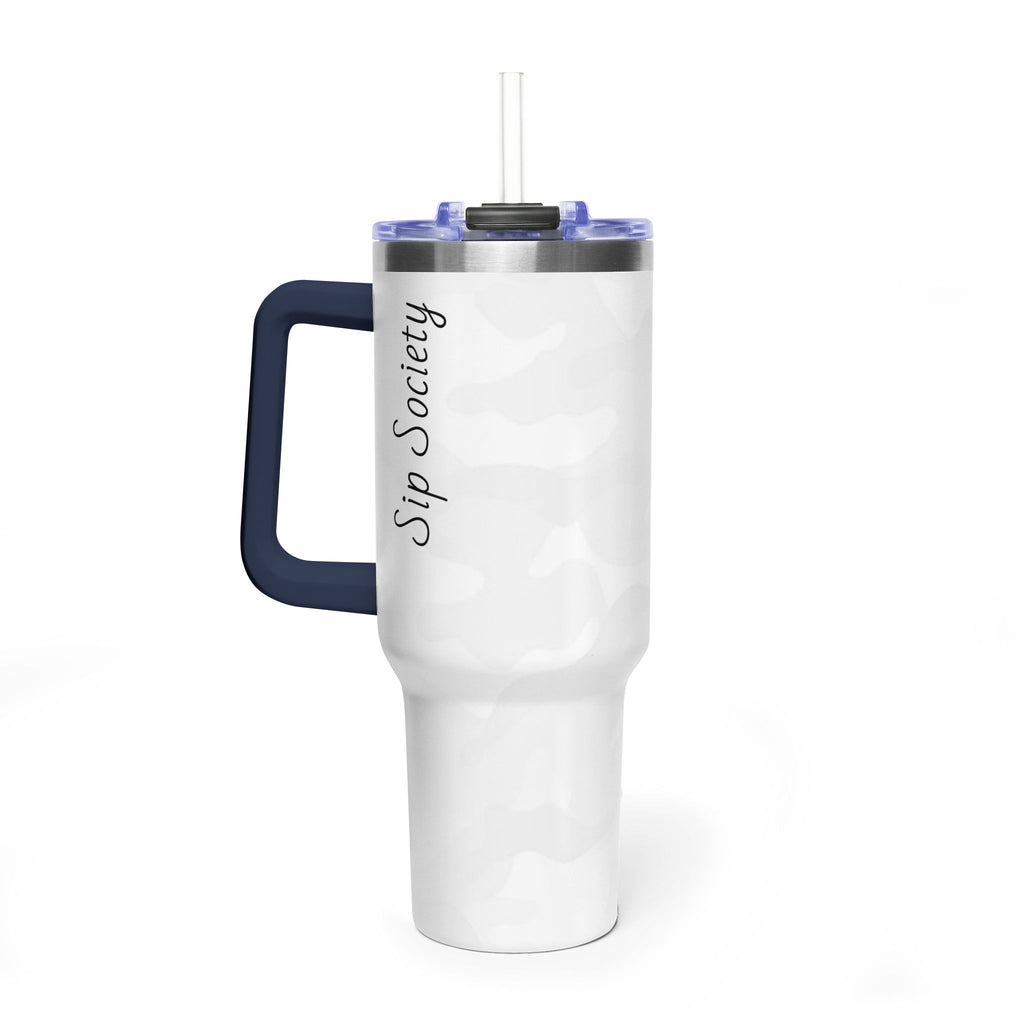 Vacuum Thermal Tumbler, 40oz with Sip Society script