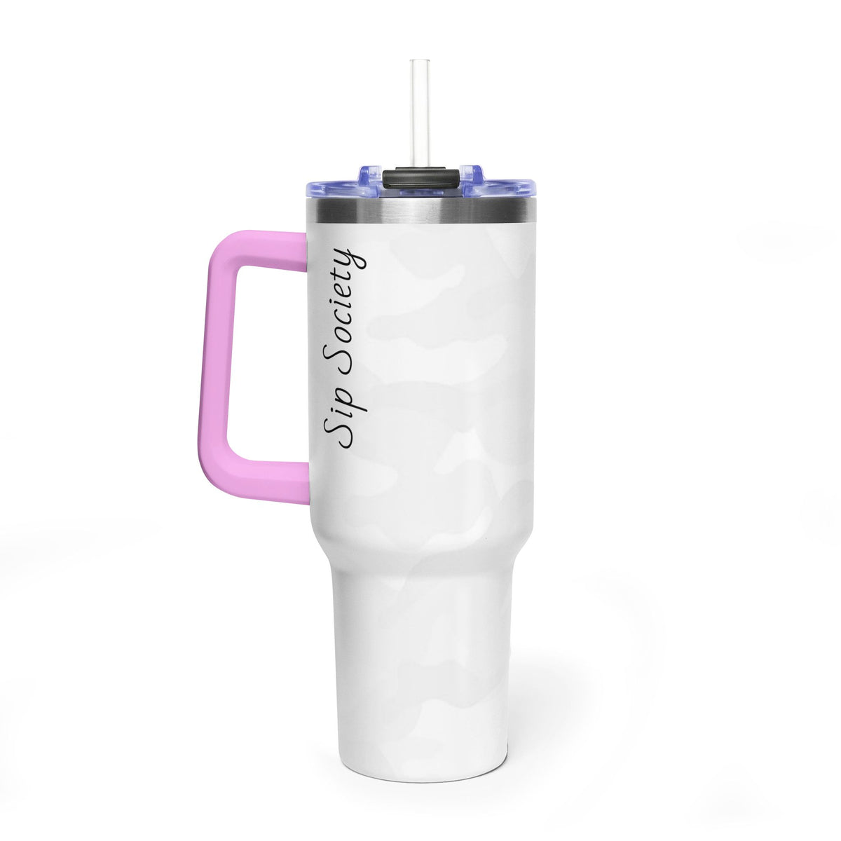 Vacuum Thermal Tumbler, 40oz with Sip Society script